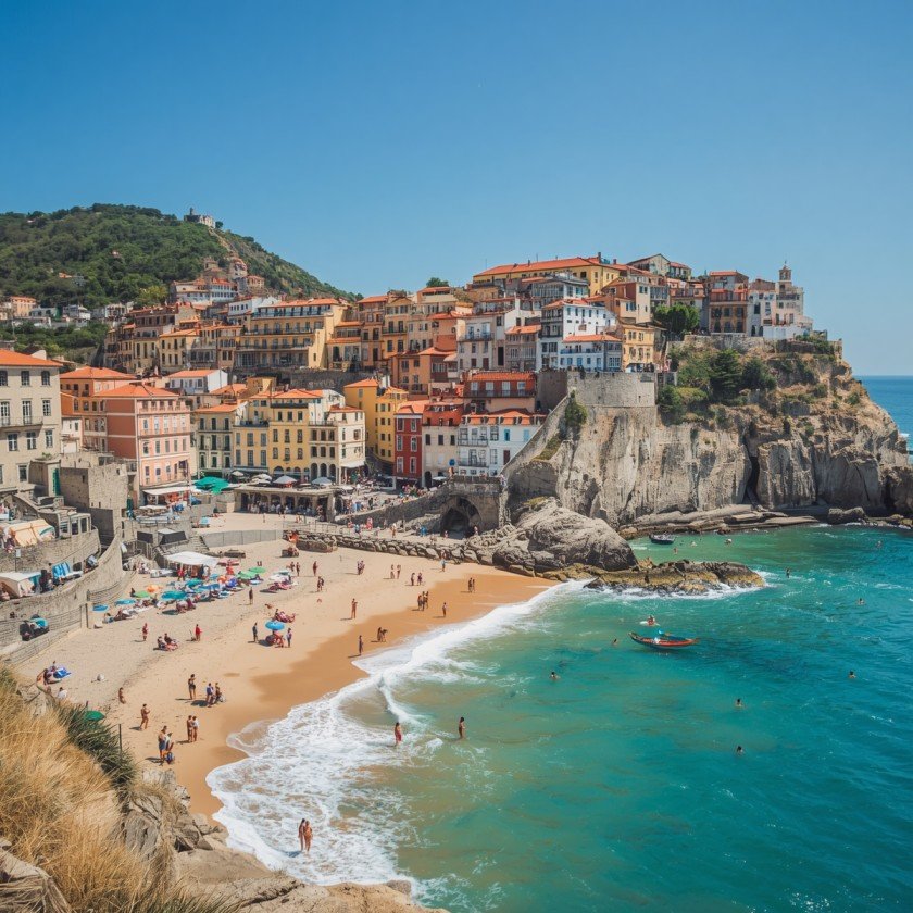 Portugal is Europe's most in-demand summer destination, featuring iconic Portuguese coastal scenery with colorful traditional buildings, stunning beaches with golden sand and turquoise waters